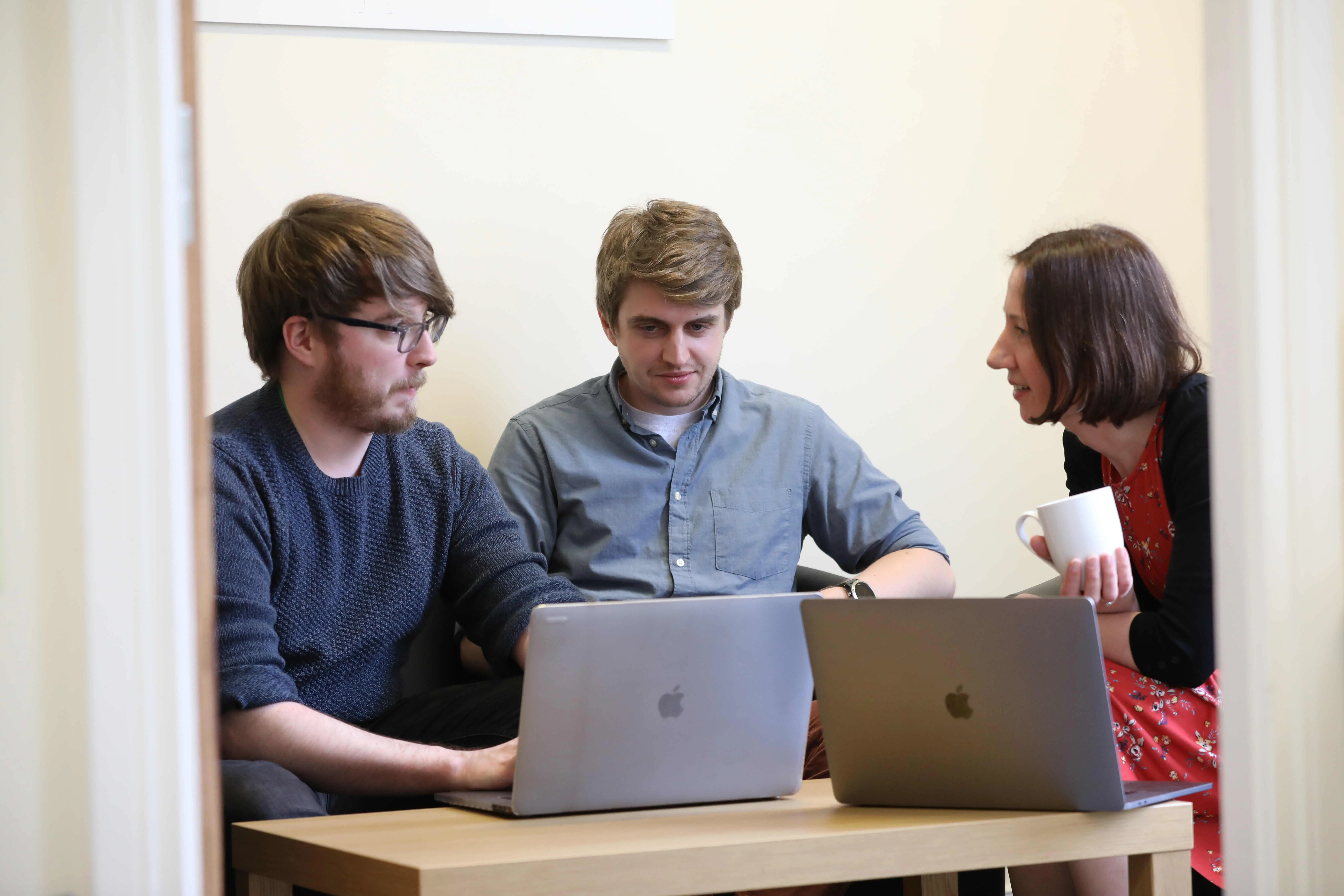 Aetopia team in discussion