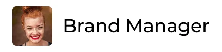 Brand Manager label