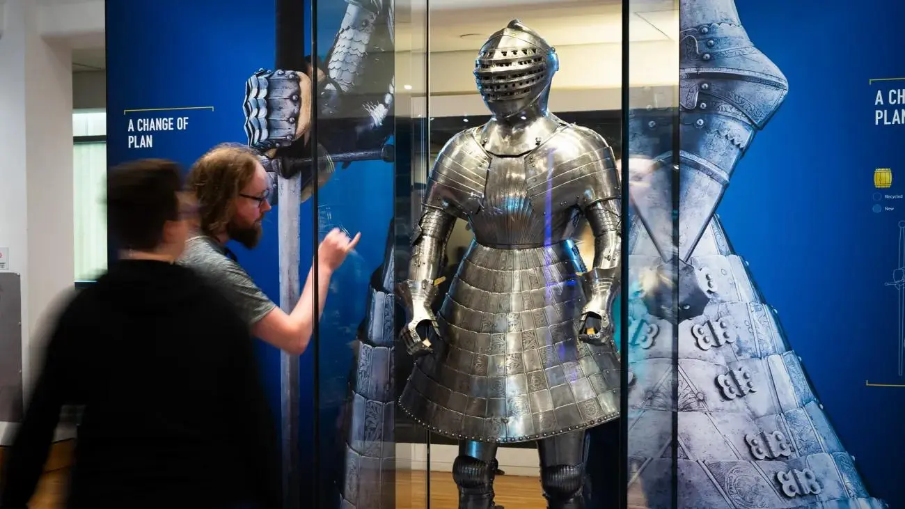 Royal Armouries gallery displaying the arms and armour collection