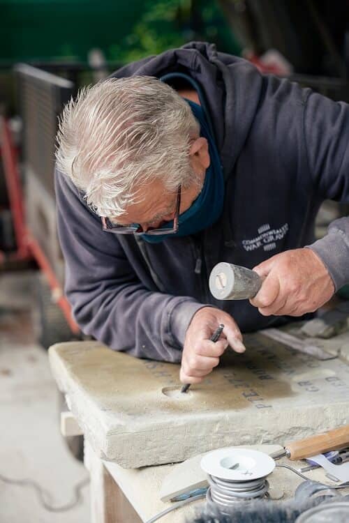 CWGC engraving portrait